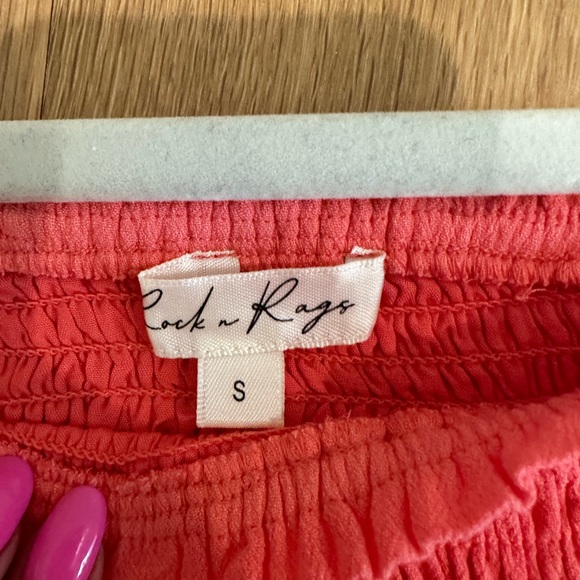 Rock N Rags Sunshine Daydream Skirt in Coral | Tiered Preppy Skirt | NWOT Sz: S - Picture 10 of 16